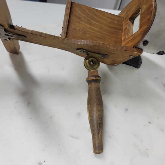 Antique 1900's American‎ Stereoscope 12" Brown Wooden Postcard Viewer - Picture 15 of 16